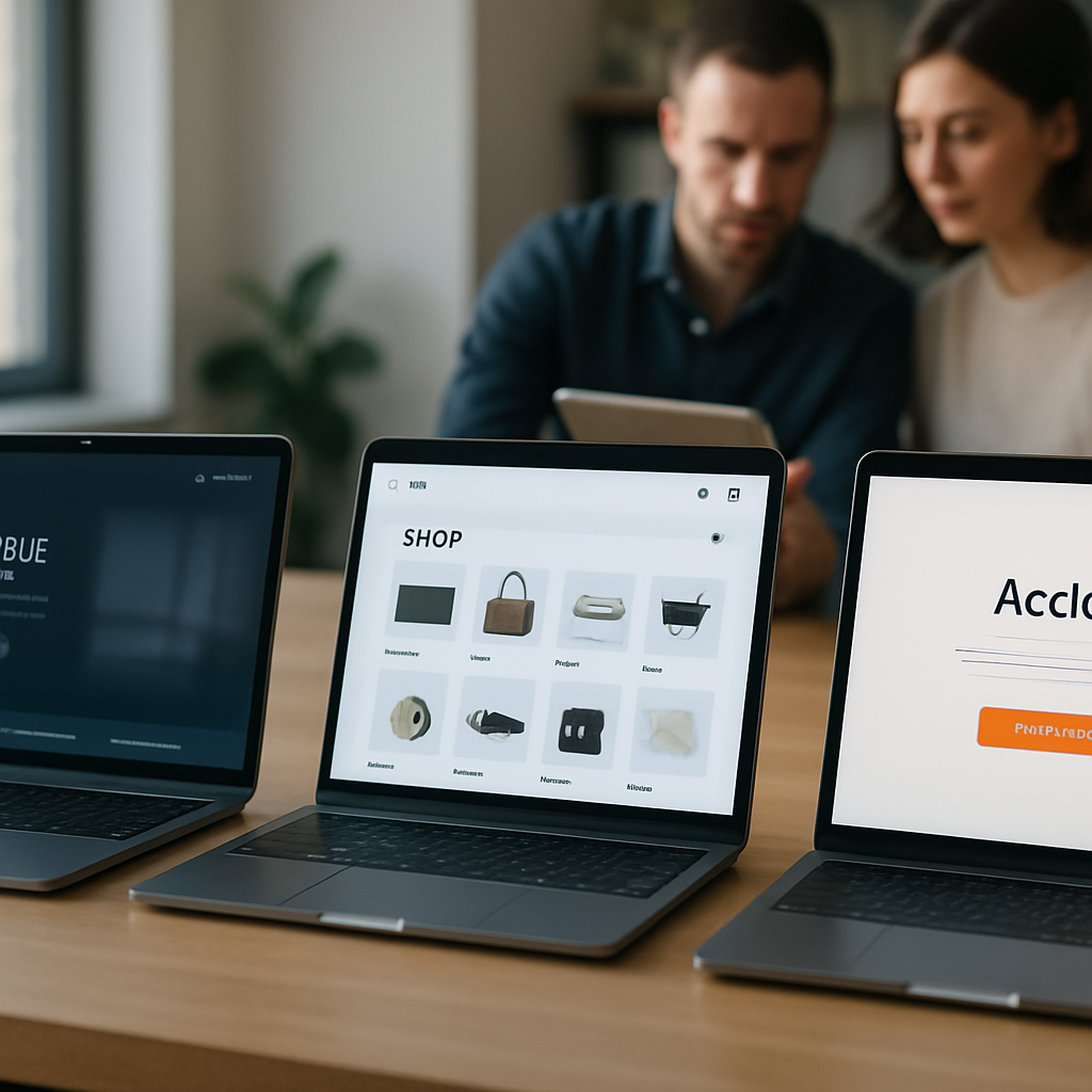 comparer les types de sites vitrine e commerce et landing page pour des choix strategiques.jpg