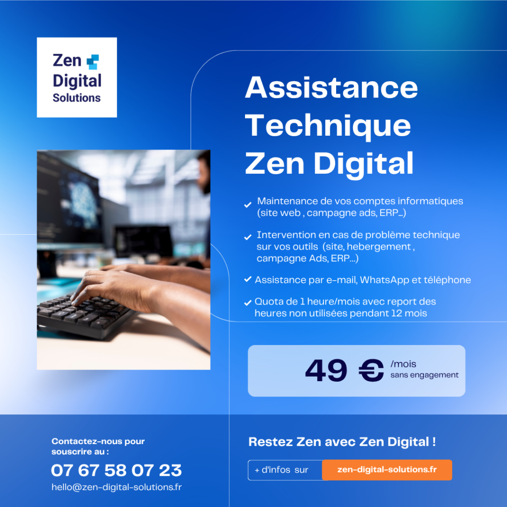 plaquette assistance technique zen digital plaquette assistance technique zen digital
